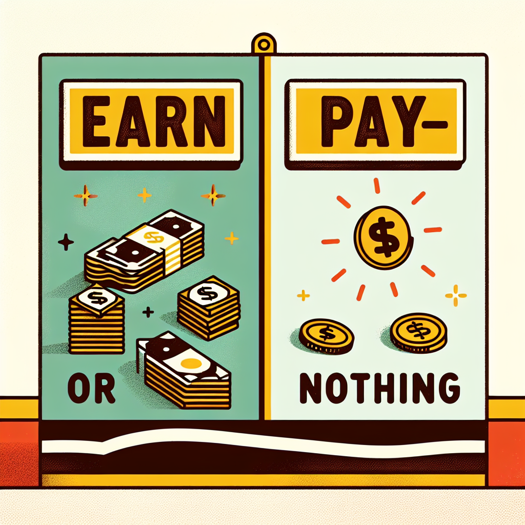 Earn cash—or pay nothing.